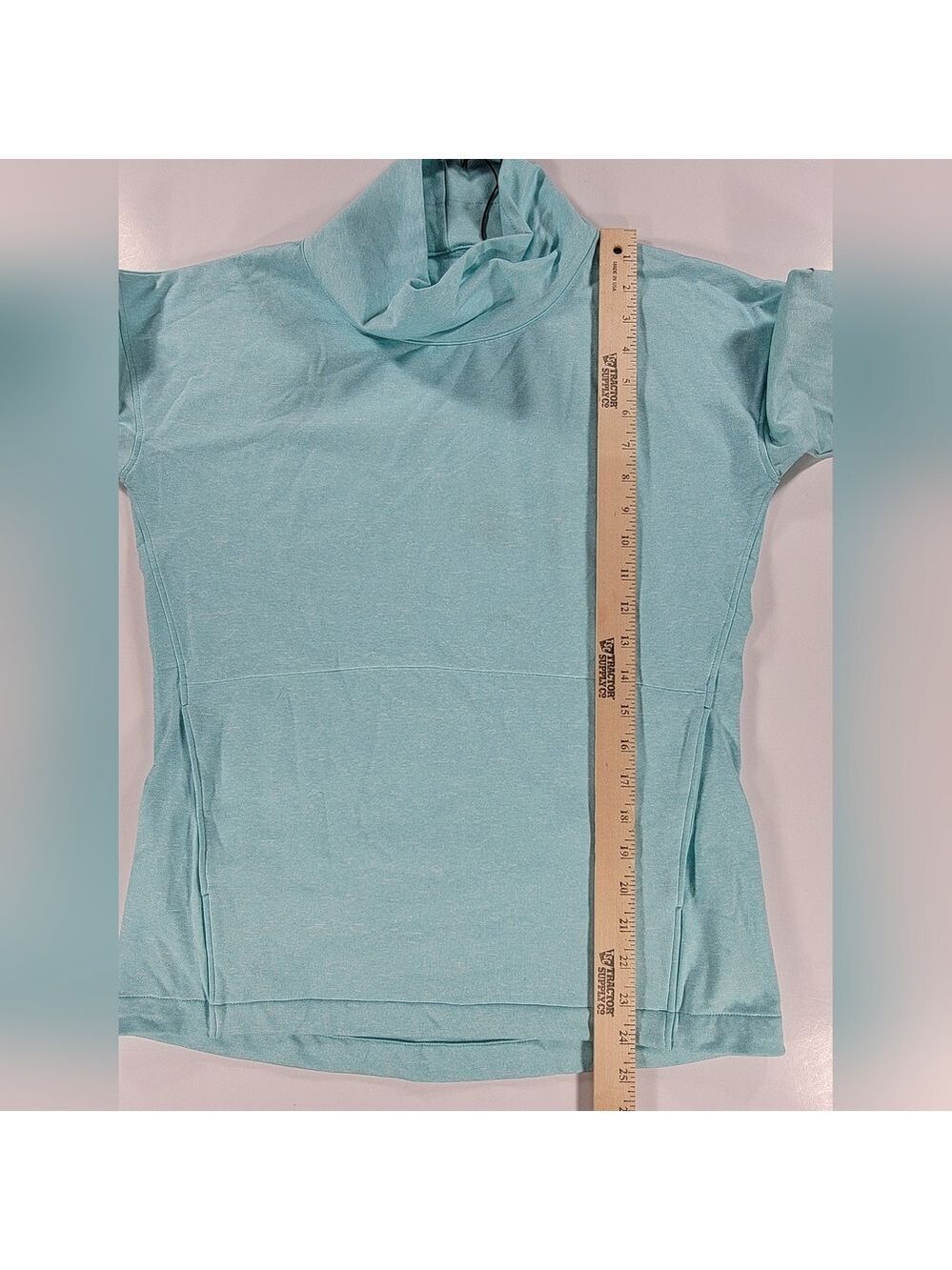 Zero Restriction Mari Mock Neck Pullover Womens XS Westchester Golf Turks Blue - Picture 8 of 11